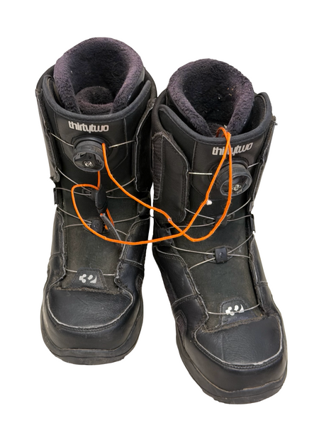 Used Burton EMERALD Womens Snowboard Boots Green Senior 9