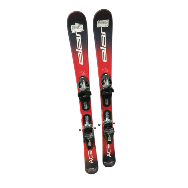 Used Volkl RACE TIGER 13 Boys DH Ski/Binding Black And Optic
