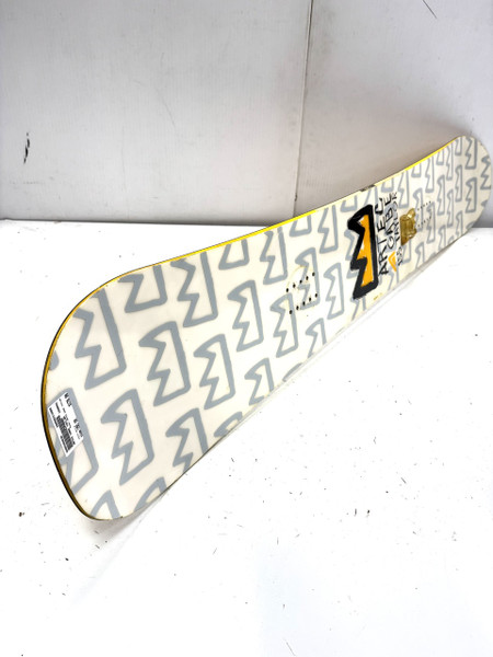 Used Burton SHERLOCK Mens Snowboard Only Black And Optic Yellow 160 cm