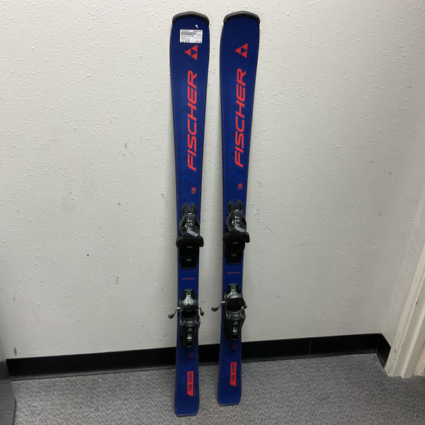 Used Atomic REDSTER J4 Boys DH Ski/Binding Red 130 cm