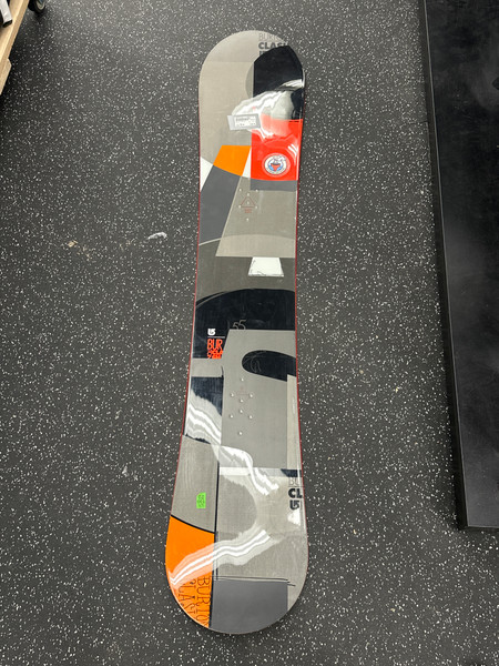 Used Burton AIR Mens Snowboard Only Dark Green 157 cm