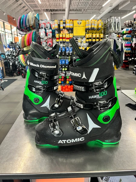 Used Nordica HOT ROD Mens DH Ski Boot Red 270 MP - M09 - W10