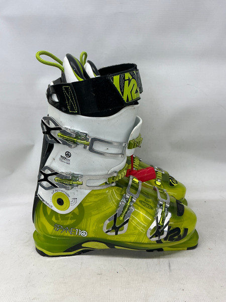 Used Salomon ENERGYZER 100 Mens DH Ski Boot Black 315 MP - M13.5