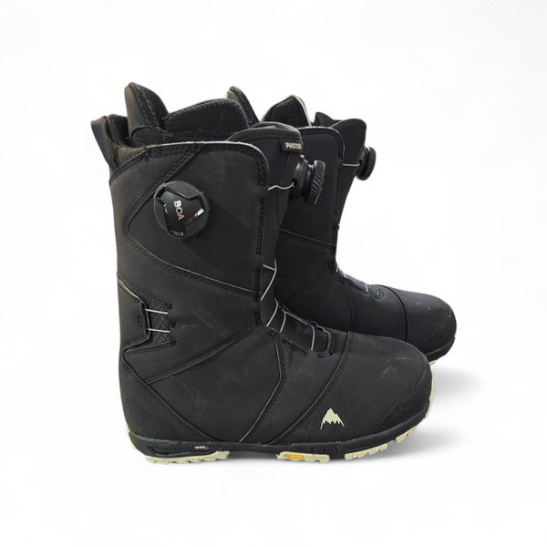 Used Burton TOURIST Mens Snowboard Boots Black Senior 8.5
