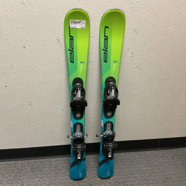 Used Atomic ETL 125 BEND-X Boys DH Ski/Binding White 125 cm