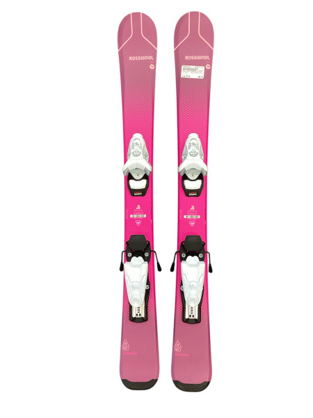 Used Volkl CHICA 100 cm Girls' Downhill Ski Combo Girls' Downhill