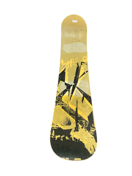 Used Burton BLUNT Mens Snowboard Only Tan 154 cm