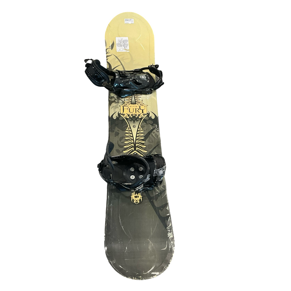 Used Rossignol TRICK STICK Mens Board/Bindings Black/Orange/White