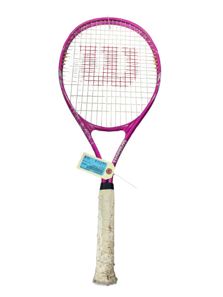 Used Wilson TITANIUM SOFT SHOCK 3 Adult Tennis Racquet Yellow 4 1/4