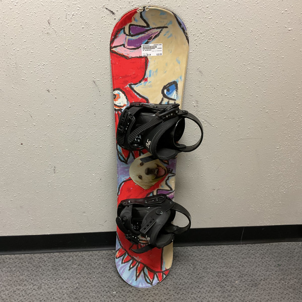 Used Burton CHOPPER 121 Boys Board/Binding Royal Blue 121 cm