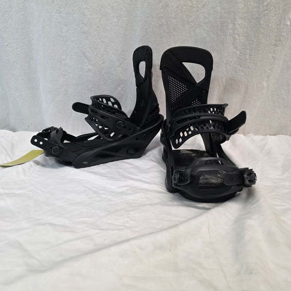 Used Burton MISSION Mens Binding Only Black SM