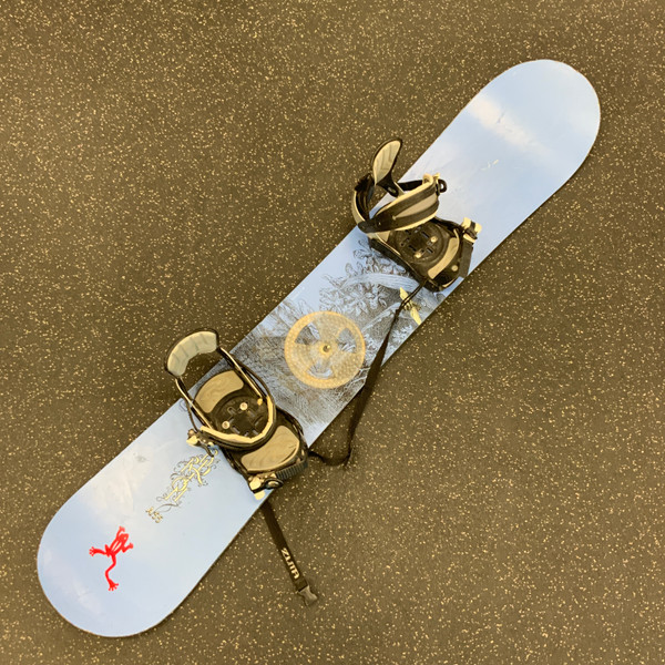 Used Burton TROOP 155CM Womens Board/Bindings Brown 155 cm