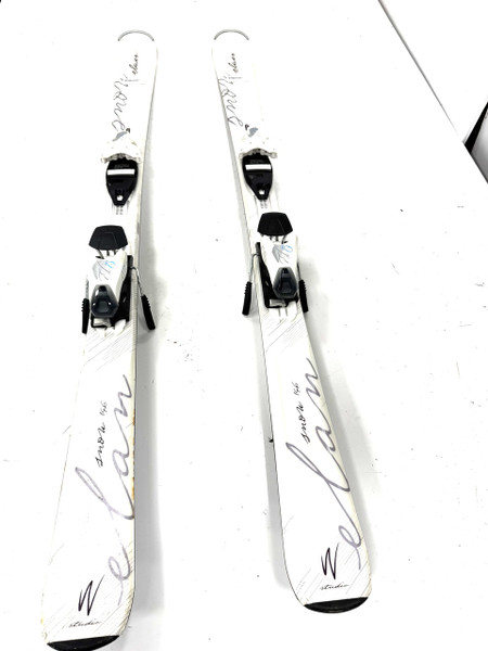 Used Elan ZEST studio Womens 158cm Snow Skis w/ EL 7.5 Bindings