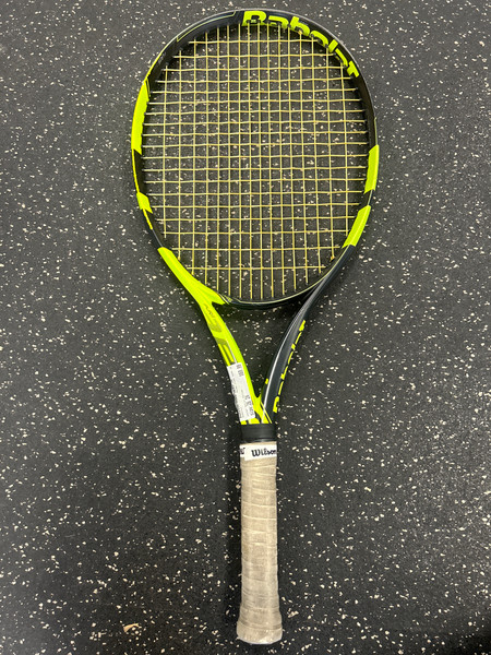 Used Babolat PURE DRIVE 26 Junior Tennis Racquet Yellow 26