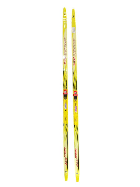 Used Salomon TEAM RACING GR 101CM Boys' Cross Country Ski Combo