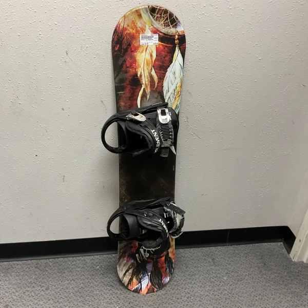 Used Burton CHOPPER 120CM Boys Board/Binding Red 120 cm