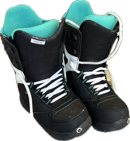 burton coco snowboard boots 2014 Used Burton COCO Womens Snowboard Boots White Senior 7