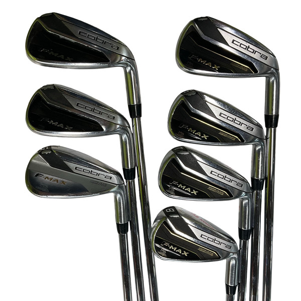 Used Cobra KING COBRA S9 4I-SW Stiff Flex Steel Shaft Iron Sets