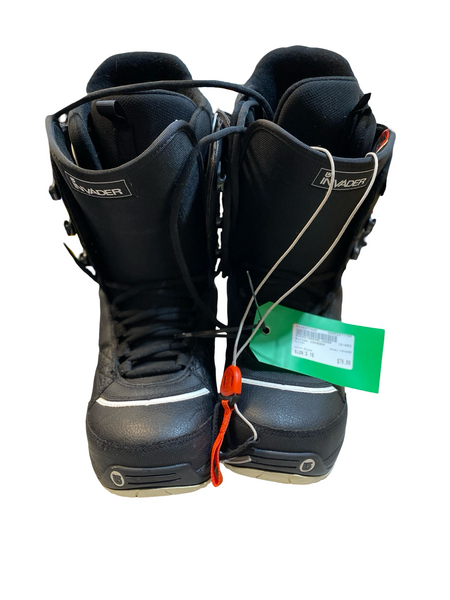 Used Burton PROGRESSION BOA Mens Snowboard Boots Black Senior 8