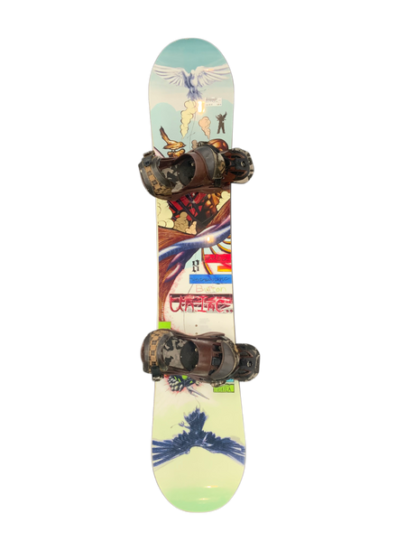 Used Burton CLASH 151 Mens Board/Bindings Black 151 cm
