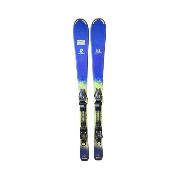 Used K2 OMNI JR. SKIS 124CM W/MARKER M4.5 EPS Boys DH Ski/Binding