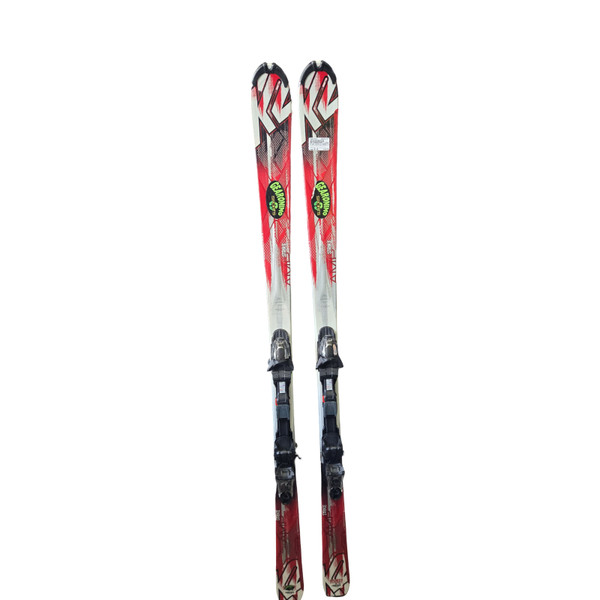 Used K2 APACHE PRO Mens DH Ski/Binding Grey 174 cm