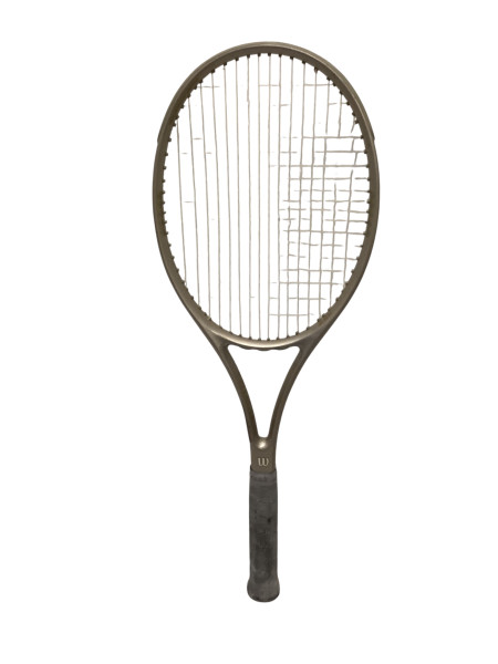 Used Wilson PROSTAFF TITANIUM 6.6 Adult Tennis Racquet Navy Blue 4