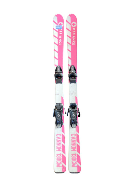 Dynastar スキー板 ホワイト/ピンク Used Dynastar STARLETT Girls DH Ski/Binding Pink 110 cm