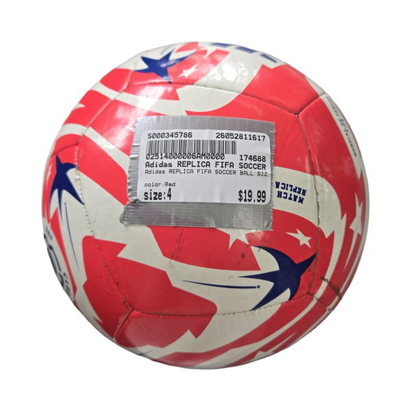 Used Adidas AL RIHLA All Size Soccer Ball White 3
