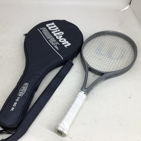 Used Wilson PROSTAFF TITANIUM 6.6 Adult Tennis Racquet Navy Blue 4