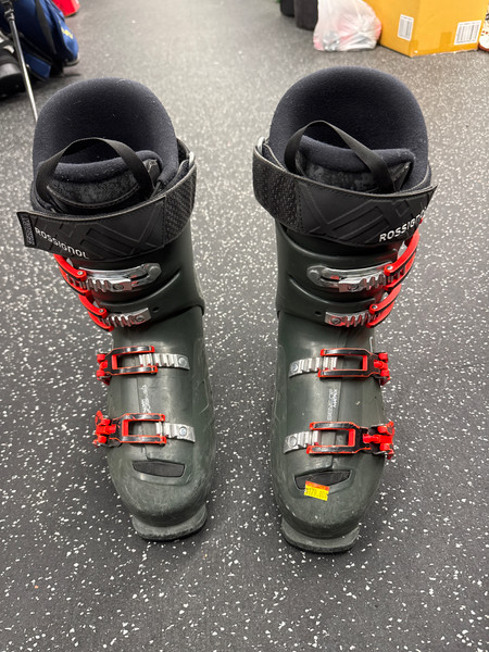 Used Salomon MISSION RS7 Mens DH Ski Boot Black And Red 300  display picture 3