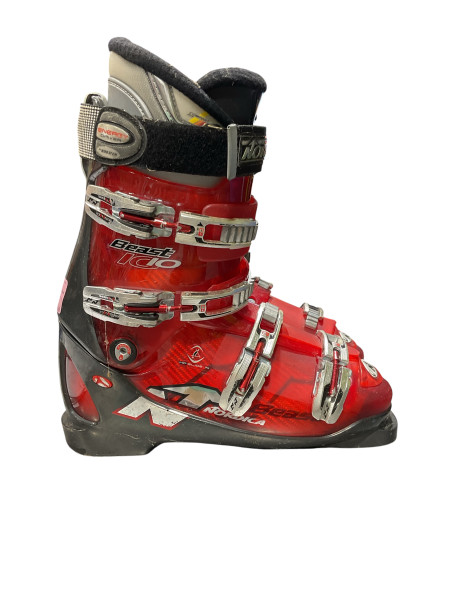Used Salomon X WAVE 7.0 Mens DH Ski Boot Red 265 MP - M08.5 - W09.5