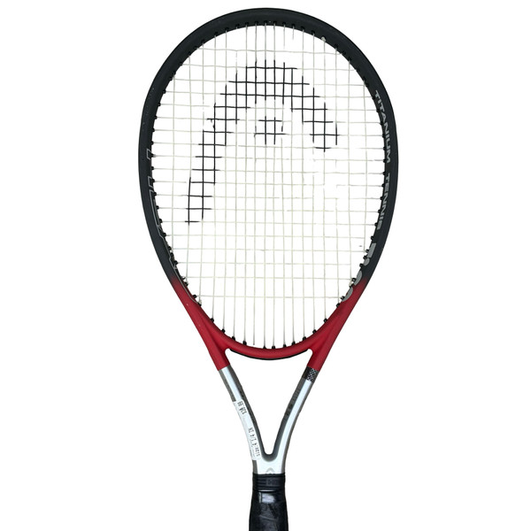 Used Wilson PROSTAFF TITANIUM 6.6 Adult Tennis Racquet Navy Blue 4
