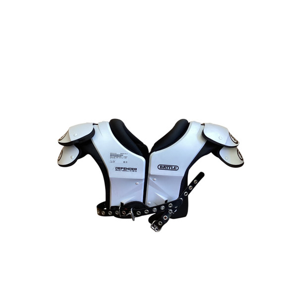 Used Douglas FF17 FB Shoulder Pads White XS