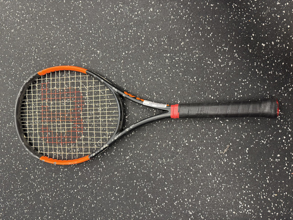 Used Wilson PROSTAFF TITANIUM 6.6 Adult Tennis Racquet Navy Blue 4