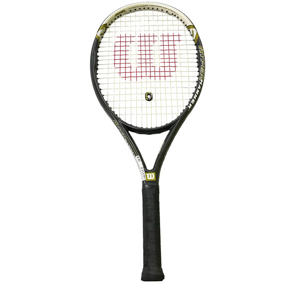 Used Wilson PROSTAFF TITANIUM 6.6 Adult Tennis Racquet Navy Blue 4