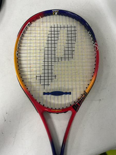 Used Wilson PROSTAFF TITANIUM 6.6 Adult Tennis Racquet Navy Blue 4