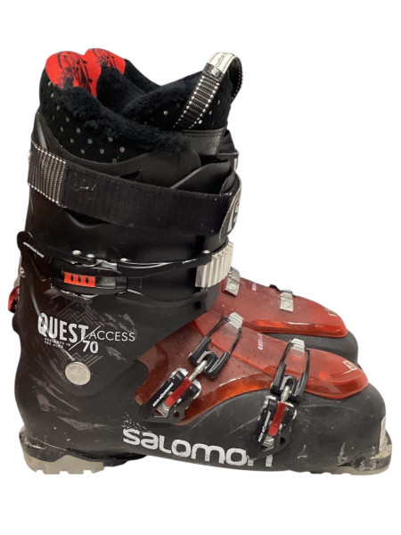 Used Atomic REDSTER STI 90 LC Mens DH Ski Boot Red 260 MP - M08 - W09