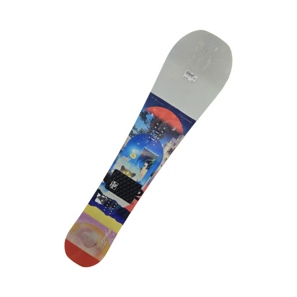 Used Burton GTWIN Womens Snowboard Only White/Black/Royal 149 cm