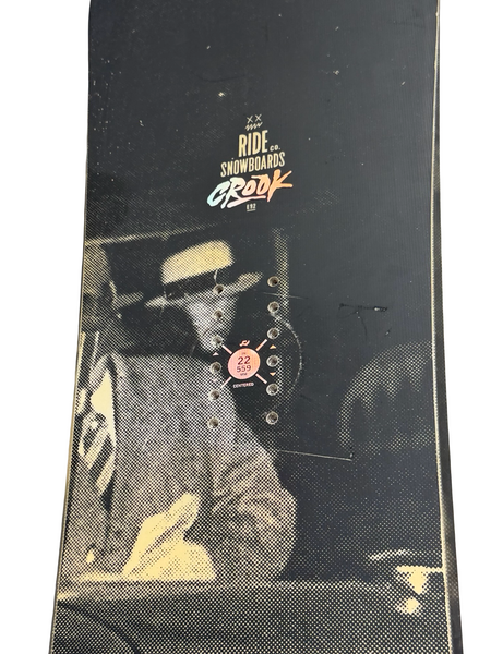 Used Burton CLASH Mens Snowboard Only Black And Red 158 cm
