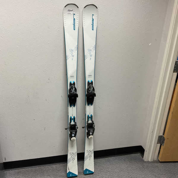 Used Salomon KIANA Womens DH Ski/Binding White 158 cm