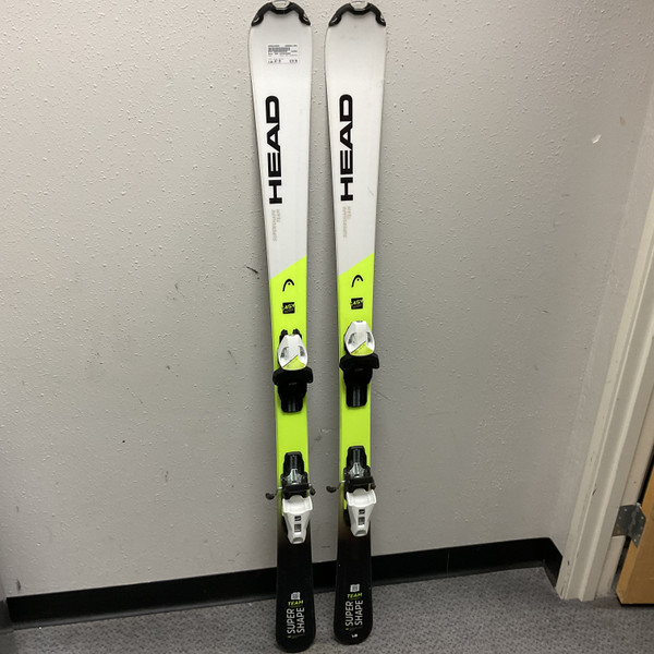 Used Head MONSTER Boys DH Ski/Binding Black 107 cm