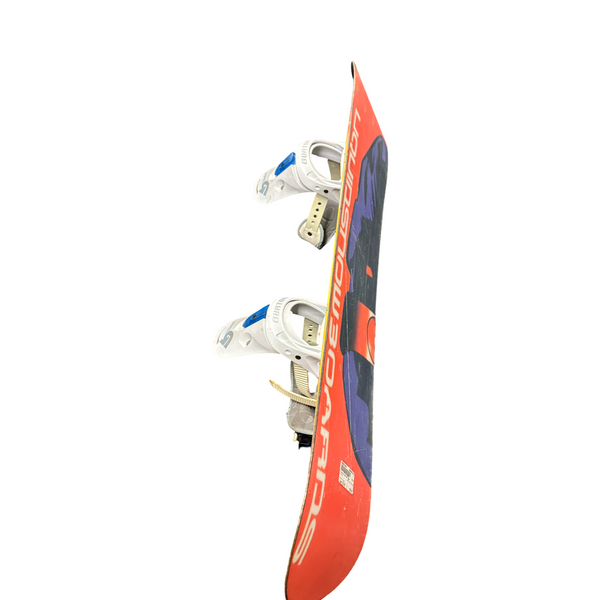 Used Burton CHOPPER Boys Board/Binding Royal Blue 130 cm