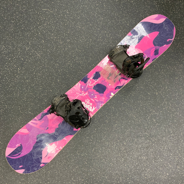 Used Burton LUX 43 Womens Board/Bindings Pink 143 cm
