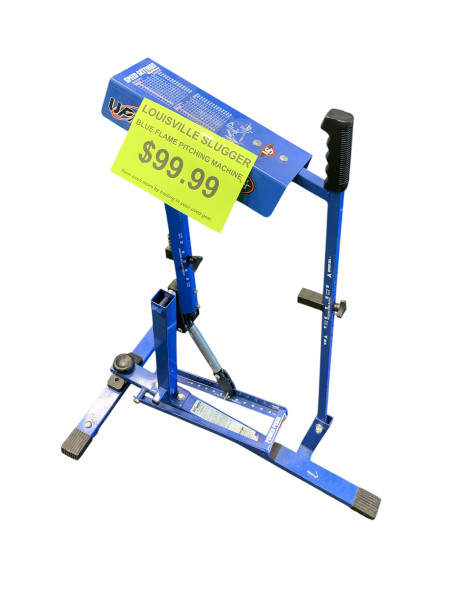 Used Louisville Slugger BLUE FLAME ULTIMATE PITCHING MACHINE BB/SB