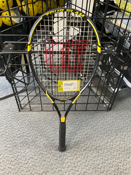 Used Wilson PROSTAFF TITANIUM 6.6 Adult Tennis Racquet Navy Blue 4