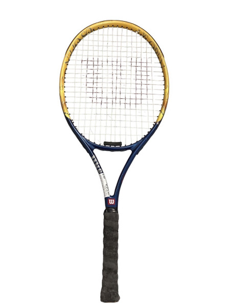 Used Wilson PROSTAFF TITANIUM 6.6 Adult Tennis Racquet Navy Blue 4