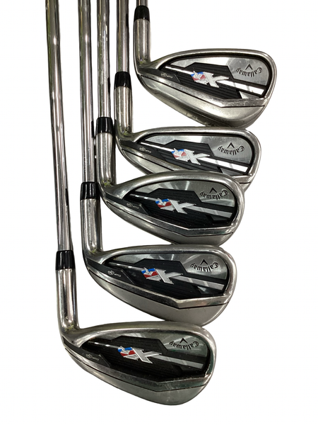 Used Callaway RAZR X BLACK Mens Iron Set RH 5I-GW/AW