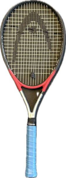 Used Wilson PROSTAFF TITANIUM 6.6 Adult Tennis Racquet Navy Blue 4