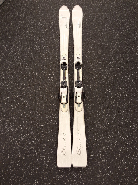 Used Salomon KIANA Womens DH Ski/Binding White 158 cm